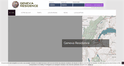 Desktop Screenshot of geneva-residence.fr