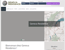 Tablet Screenshot of geneva-residence.fr
